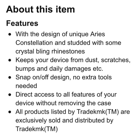 Bling Aries iPhone case - Picture 4 of 4