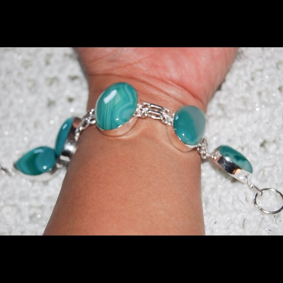 handmade & handcrafted gemstone jewelry Jewelry - ✂️💥SALE💥✂️Green Lace Onyx Bracelet One Size handmade & handcrafted gemstone jewelry Jewelry - ✂️💥SALE💥✂️Green Lace Onyx Bracelet One Size