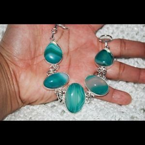 handmade & handcrafted gemstone jewelry Jewelry - ✂️💥SALE💥✂️Green Lace Onyx Bracelet One Size handmade & handcrafted gemstone jewelry Jewelry - ✂️💥SALE💥✂️Green Lace Onyx Bracelet One Size