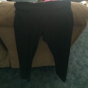 Plain black Aerie leggings