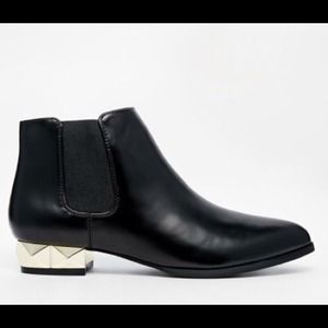 Asos black ankle boots