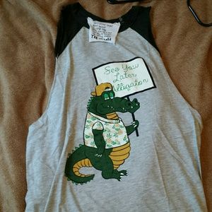 Topshop Tee and Cake. Muscle Tank