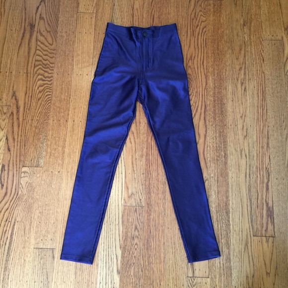 Navy American Apparel Disco Pants - Small