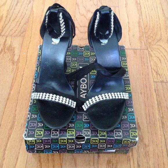 Playboy Bardot Black Size 7