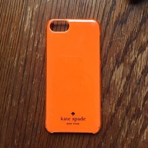 bright orange Kate spade iphone 5/5s case