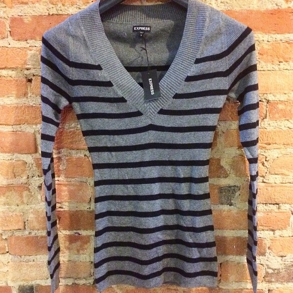 Express Striped Sweater NWT