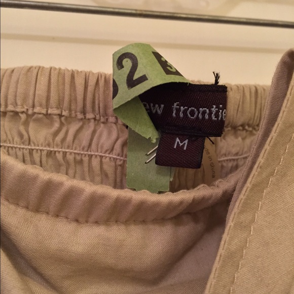 Beige Strapless Top - Picture 3 of 4