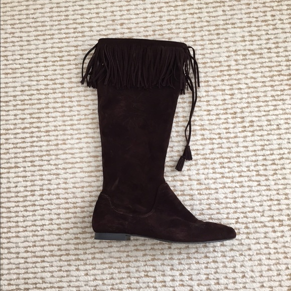 Calvin Klein Mamosa Suede Boots - Picture 1 of 4