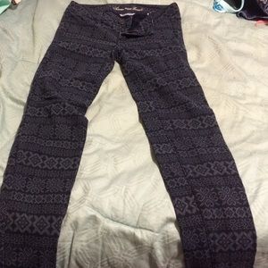 Tribal print jeggings