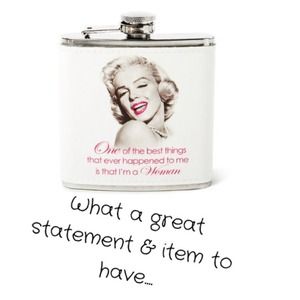 Marilyn Monroe Flask (3 Left)