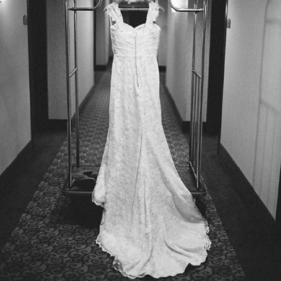 SOLD new justin alexander wedding dress ivory - Picture 4 of 4