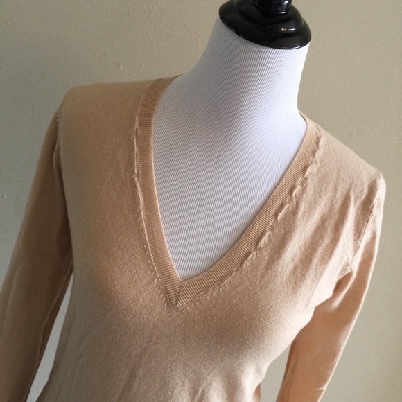 SALE! Theory beige sweater!  So Elegant! - Picture 2 of 3