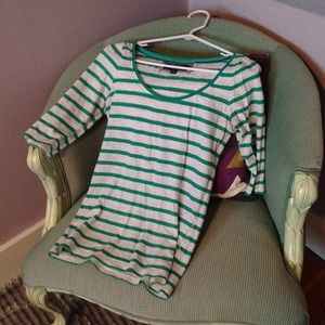Striped (3/4 length) Top, American Eagle