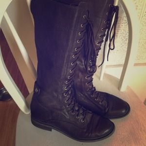 Lucky brand combat boots
