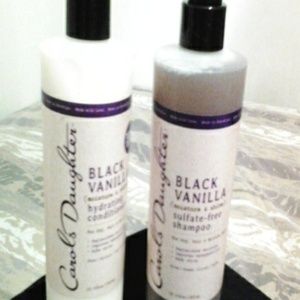 Carols daughter set, black conditioner, shampoo