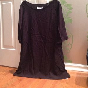 Black 3/4 american apparel dress