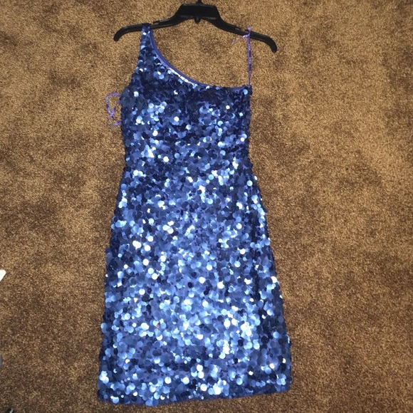 Blue homecoming dress