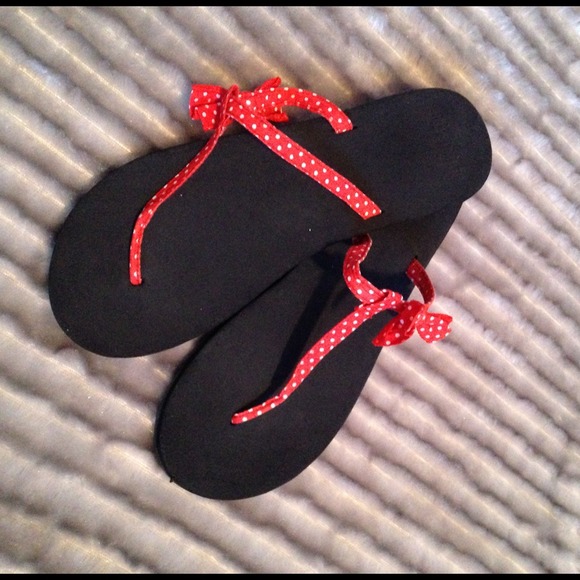 Polka dot Sandals, Hollister