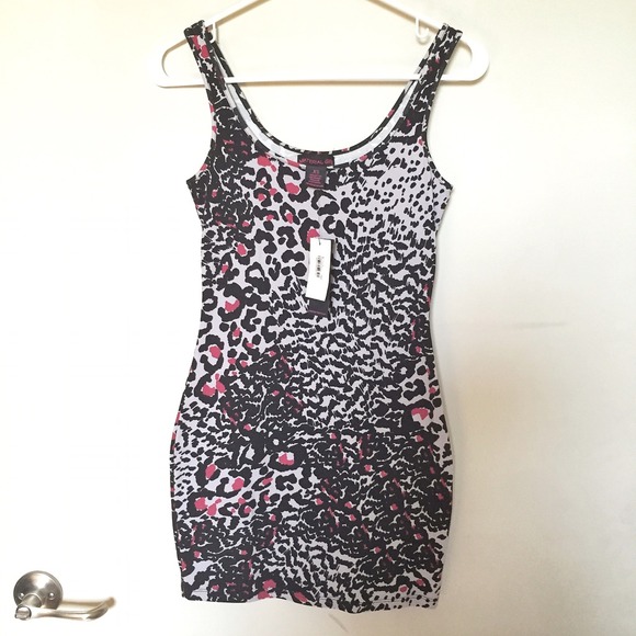 Animal print dress