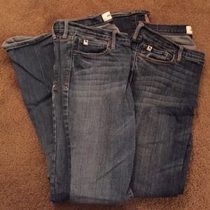 2 pairs of Abercrombie jeans