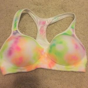 PINK padded sports bra