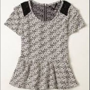 Anthropologie Peplum top
