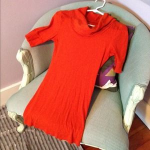 Short-sleeve Turtle Neck Top, Express