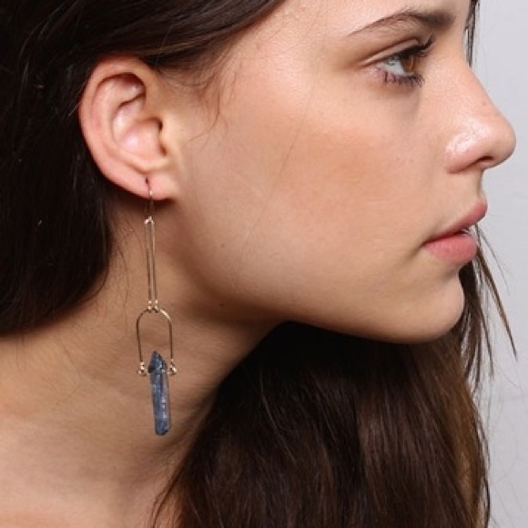 Blue quartz Earrings