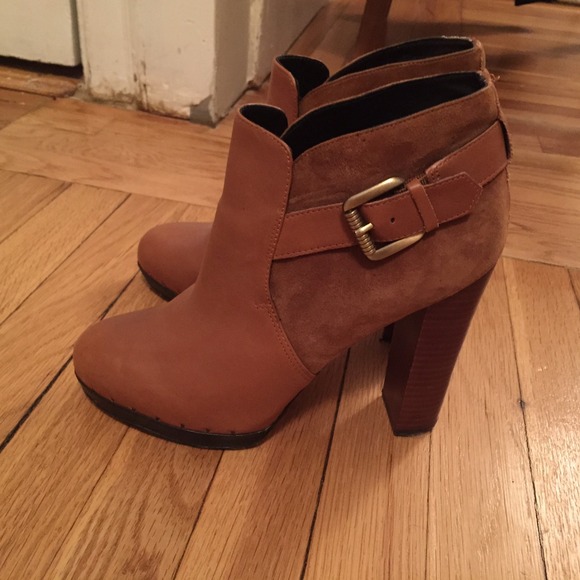Sam Edelman brown ankle booties