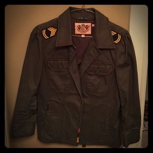 Juicy Couture Military Style Blazer