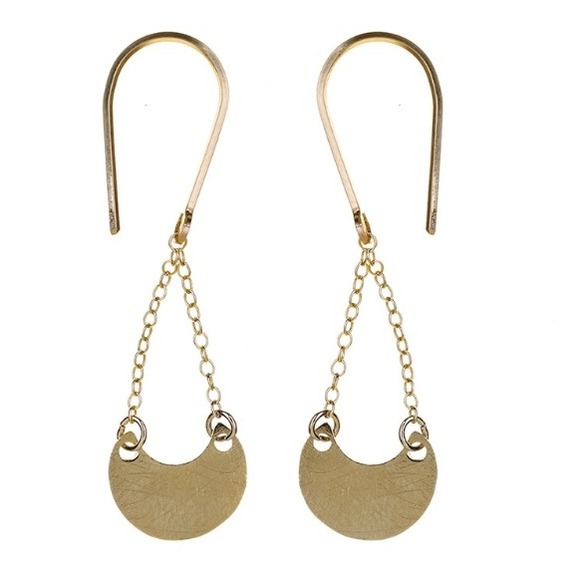 Crescent Plate Earring SOLD