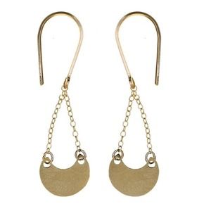 Crescent Plate Earring SOLD