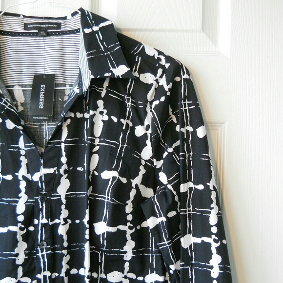Express studio button down shirt - Picture 3 of 3