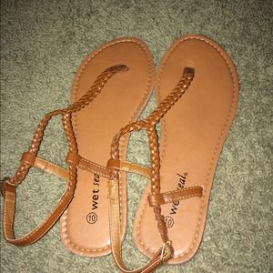 Buckled sandals