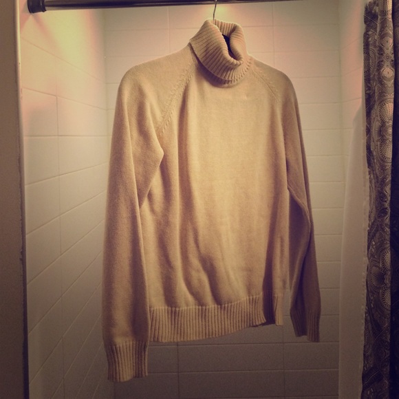 Creme colored turtleneck