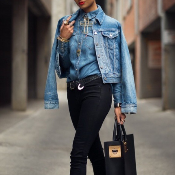 Levi's Tops - levi's denim overshirt