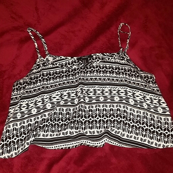 Flowy crop top