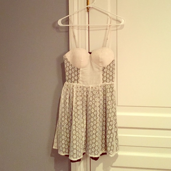 Nasty Gall Button Lace Dress