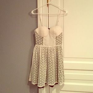 Nasty Gall Button Lace Dress