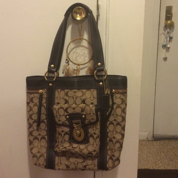 Coach altered tote