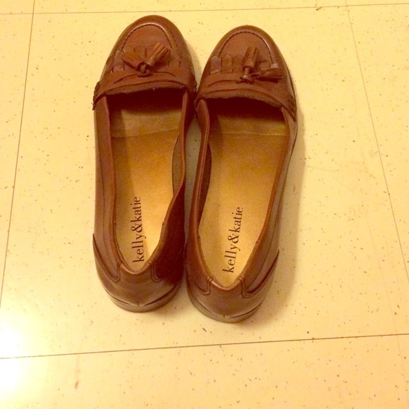Brown loafers