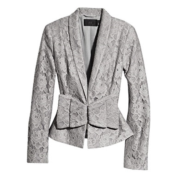 Gray lace H&M blazer