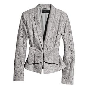 Gray lace H&M blazer