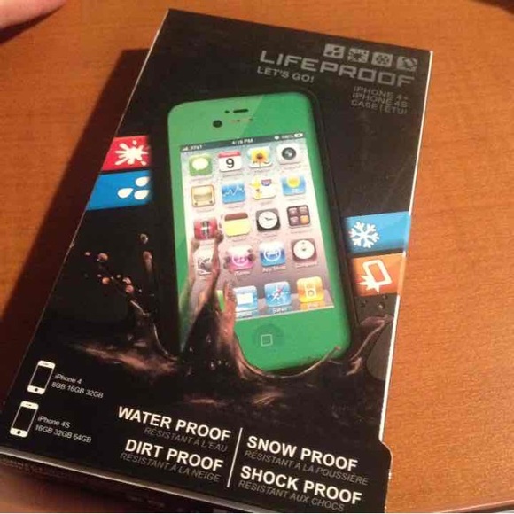 🔴SOLD🔴 Green iPhone 4/4S Lifeproof Case