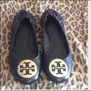 Tory Burch 9 1/2 shoes, 3 VS tees, 1 Express dress