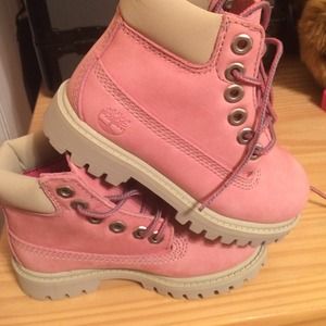 Toddler Pink Timberlands: extra photos