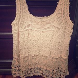 Laced tank top