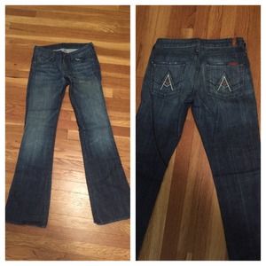 7 for all mankind A Pocket boot cut jeans