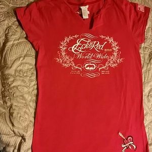 Red ecko t shirt