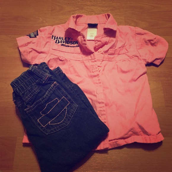 12 months Haley Davidson outfit